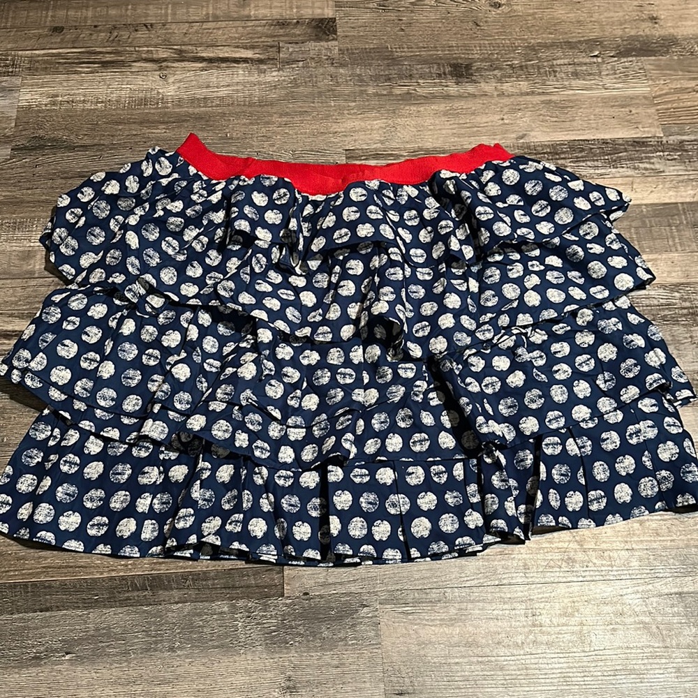 Lane Bryant Polk Dot Ruffle Skirt Sz 18-20